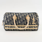 Christian Dior Canvas Trotter Bag Blue